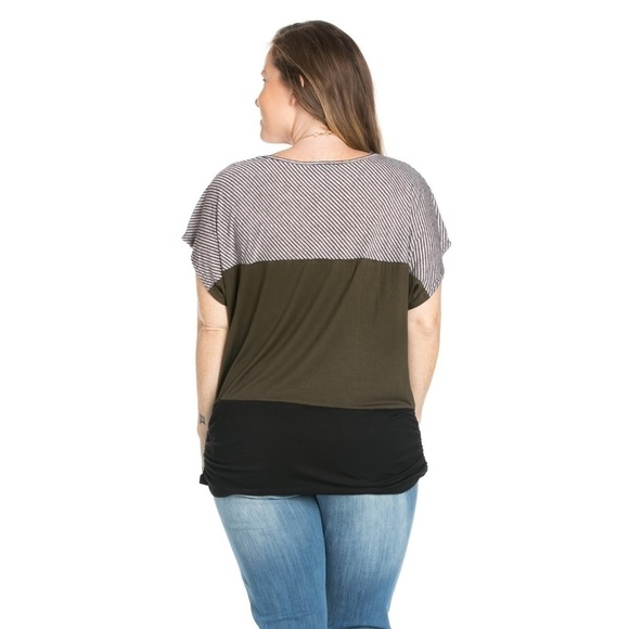 Striped Color Block Top - Picture 4 of 4